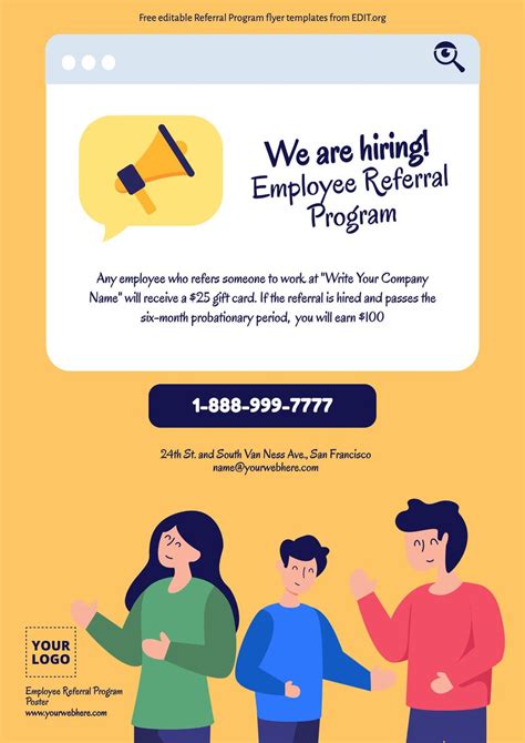 referral program flyer|Employee Referral Program Flyer Figma Template: HIVO.